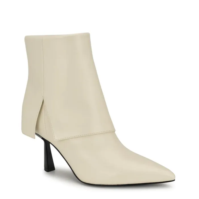 Bazie Pointy Toe Dress Booties Ivory Women Nine West Boots and Booties Bazie Pointy Toe Dress Booties Ivory Women Nine West Boots and Booties
