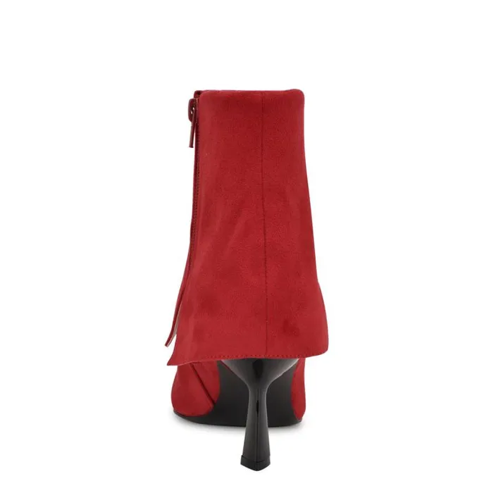 Bazie Pointy Toe Dress Booties Red Women Nine West Boots and Booties Bazie Pointy Toe Dress Booties Red Women Nine West Boots and Booties