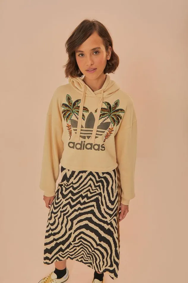 Beige Adidas Farm Rio Maxi Skirt Women FARM Rio Skirts