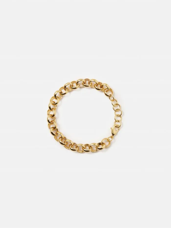 Belcher Chain Bracelet Gold Women Jigsaw Jewellery