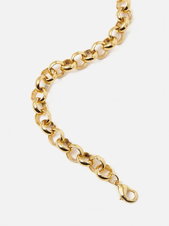 Belcher Chain Bracelet Gold Women Jigsaw Jewellery