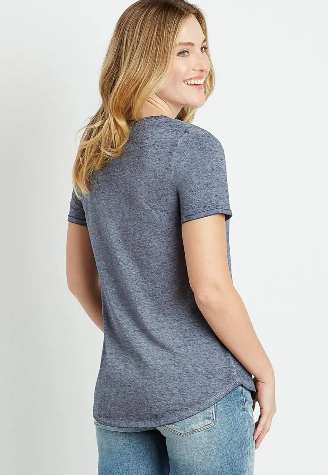 Blue Be Bold Graphic Tee Women Maurices Tops