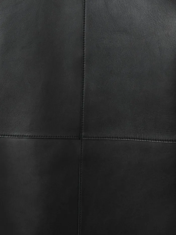 Bonded Leather Jacket Black Women Jigsaw Coords