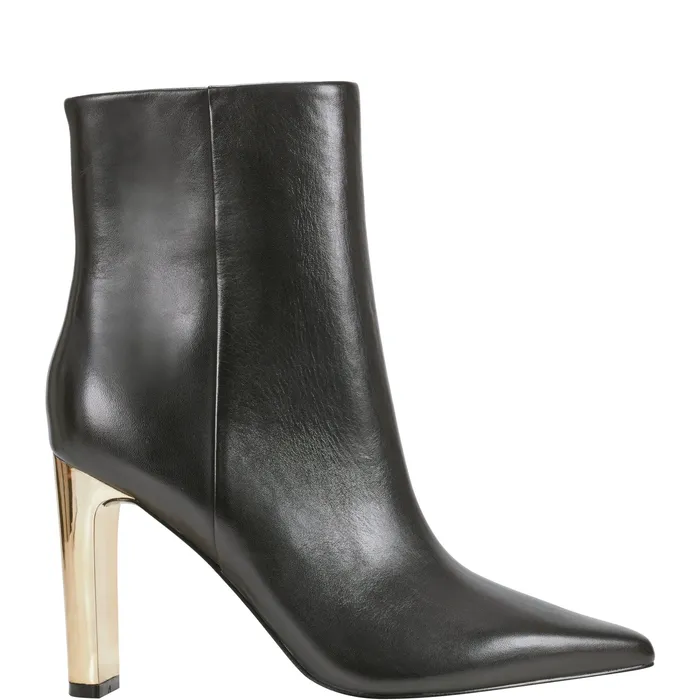 Booties Talyna Dress Bootie Black Leather 8211 Marc Fisher Women
