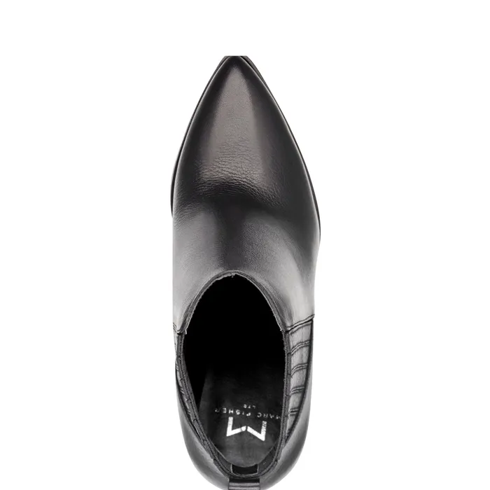 Booties Women Marc Fisher Alva Pointy Toe Bootie Black Leather