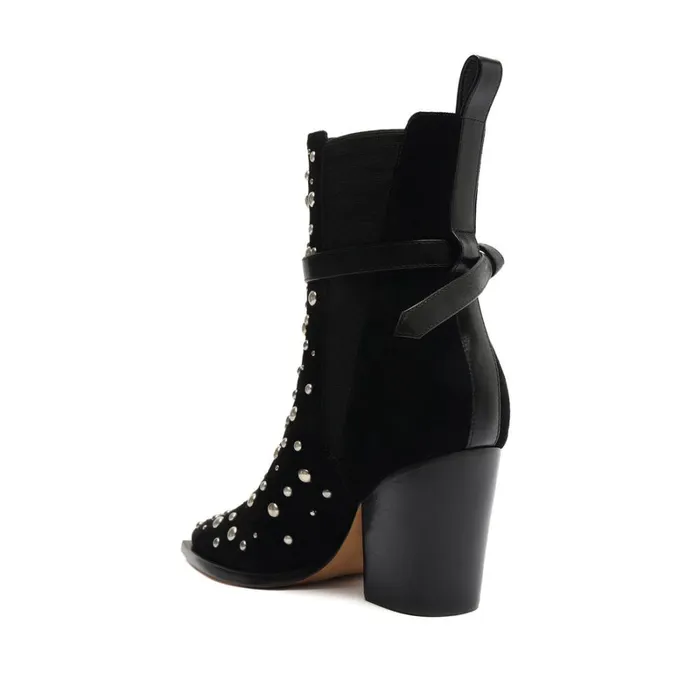 Boots Kelsey Suede Bootie Black Schutz Shoes Booties