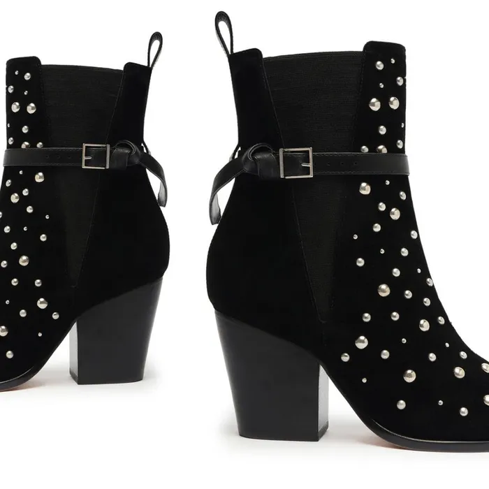 Boots Kelsey Suede Bootie Black Schutz Shoes Booties