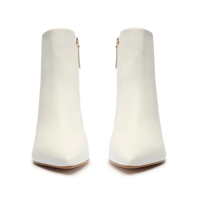 Boots Mikki Mid Leather Bootie White Schutz Shoes Mikki Boots Boots Mikki Mid Leather Bootie White Schutz Shoes Mikki Boots