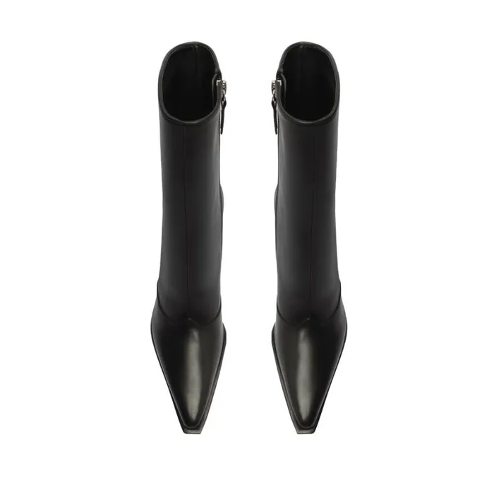Boots Raffaela Leather Bootie Black Schutz Shoes Booties
