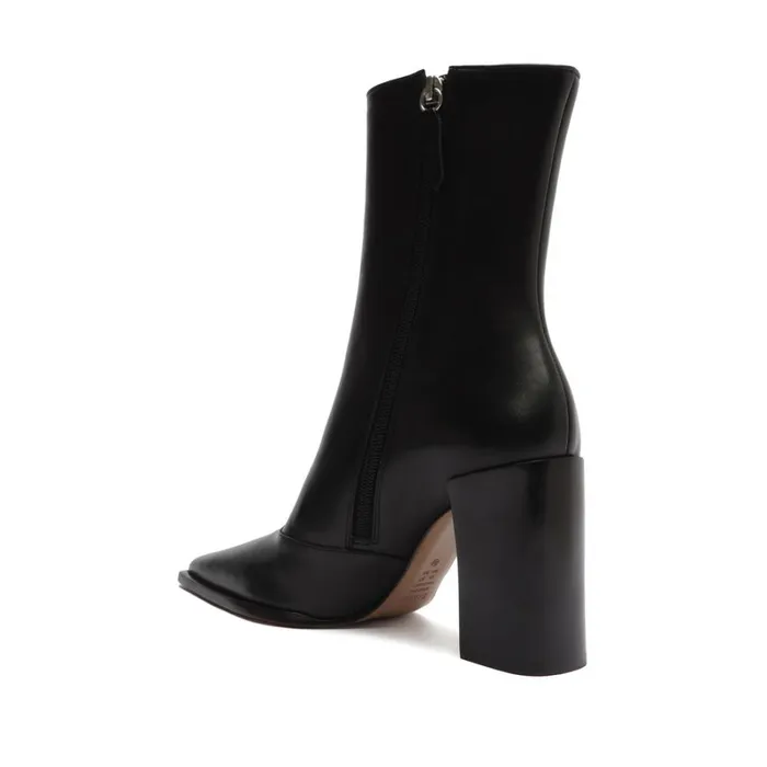 Boots Raffaela Leather Bootie Black Schutz Shoes Booties