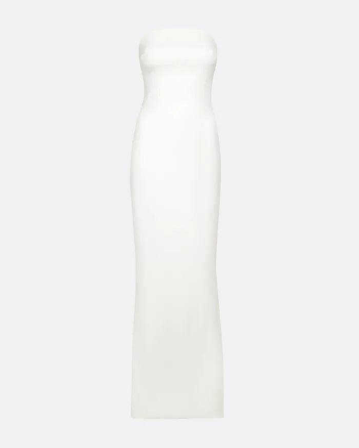 Bridal Manore Ivory Harness With Soshin Long Dress Ivory 8211 Safiyaa Women