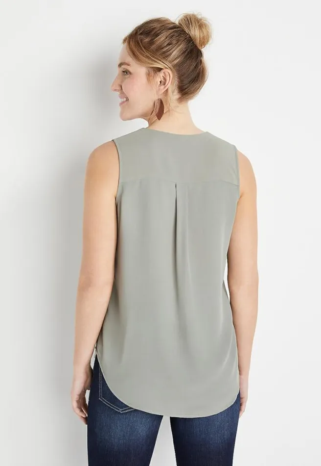 Button Down Tank Top Women Maurices Tops