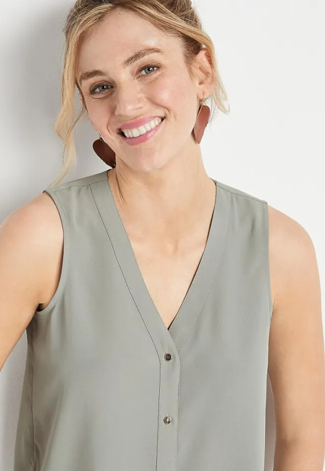Button Down Tank Top Women Maurices Tops