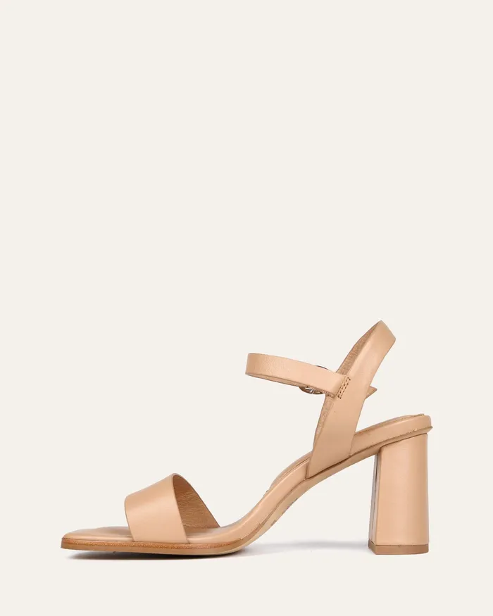 Calais high heel sandals beige leather HIGH HEELS jomercer Women Calais high heel sandals beige leather HIGH HEELS jomercer Women