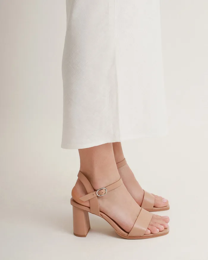 Calais high heel sandals beige leather HIGH SANDALS jomercer Women Calais high heel sandals beige leather HIGH SANDALS jomercer Women