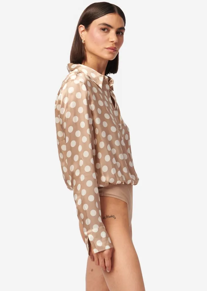 CAMI NYC Bodysuits Women Ursula Bodysuit Macro Dot