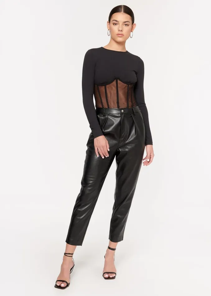 CAMI NYC Bodysuits Women Zoma Bodysuit Black