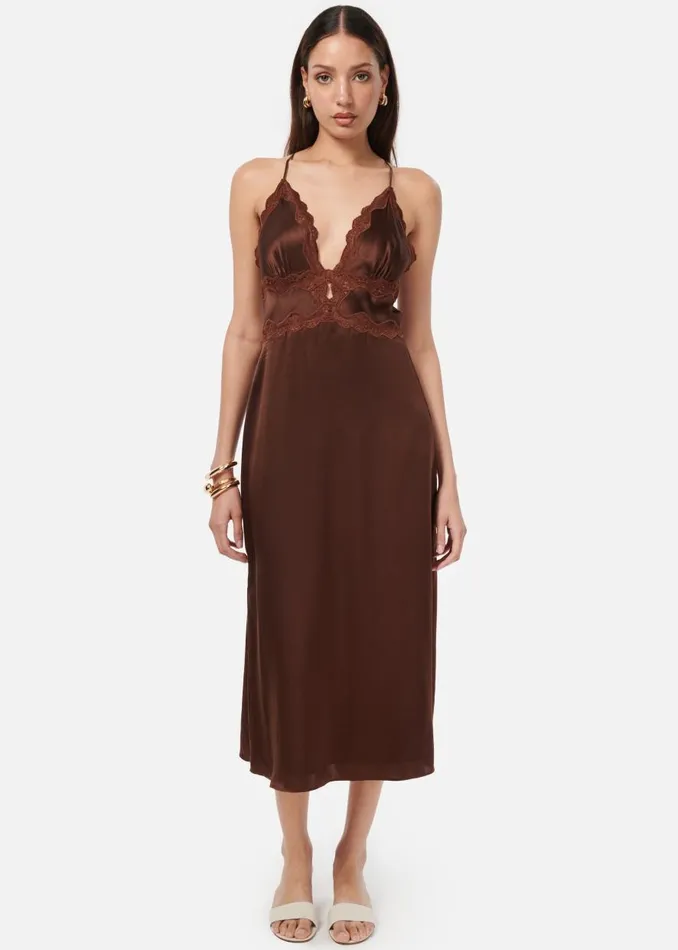 CAMI NYC Dresses Women Roya Dress Mocha