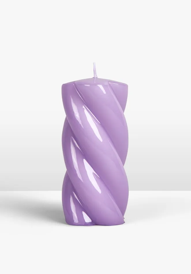 Candles Women Hush Anna and Nina 8211 Blunt Twisted Long Candle Lilac