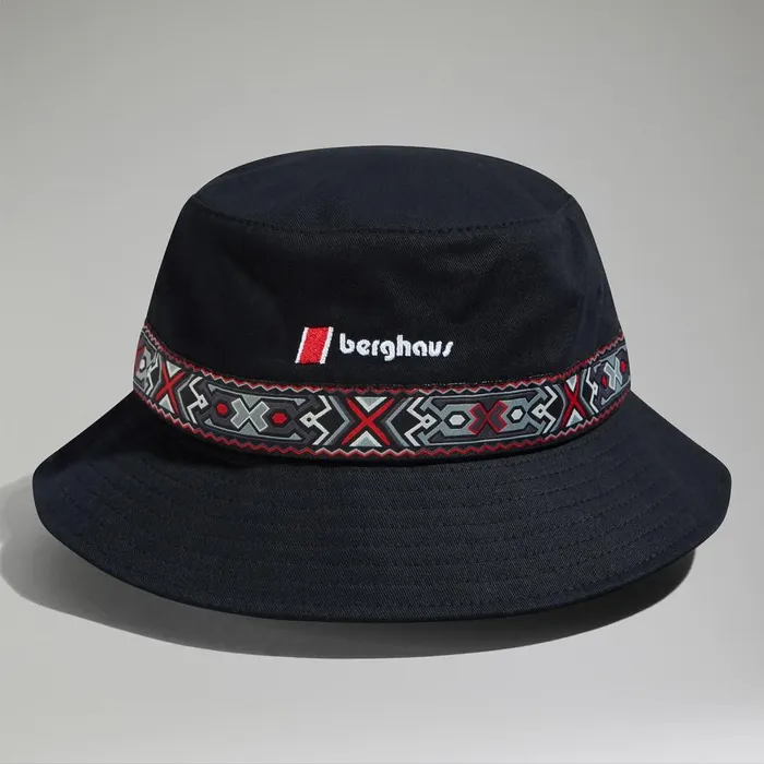Caps and Hats MenWomen Berghaus Aztec Bucket Hat 8211 Black Caps and Hats MenWomen Berghaus Aztec Bucket Hat 8211 Black