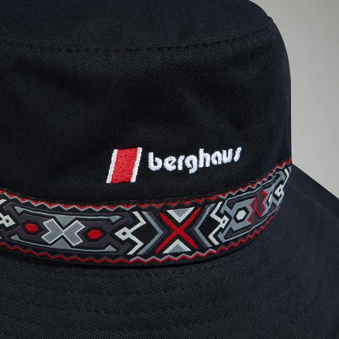 Caps and Hats MenWomen Berghaus Aztec Bucket Hat 8211 Black Caps and Hats MenWomen Berghaus Aztec Bucket Hat 8211 Black