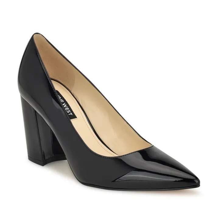 Cara Dress Pumps Black Patent Women Nine West Heels Cara Dress Pumps Black Patent Women Nine West Heels