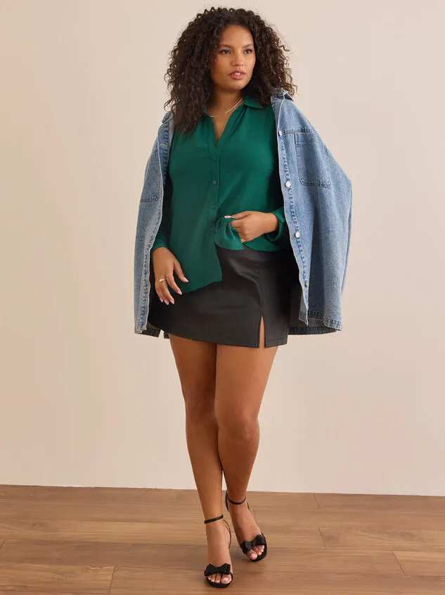 Carter Button Down Black Women Altar039d State Tops Carter Button Down Black Women Altar039d State Tops