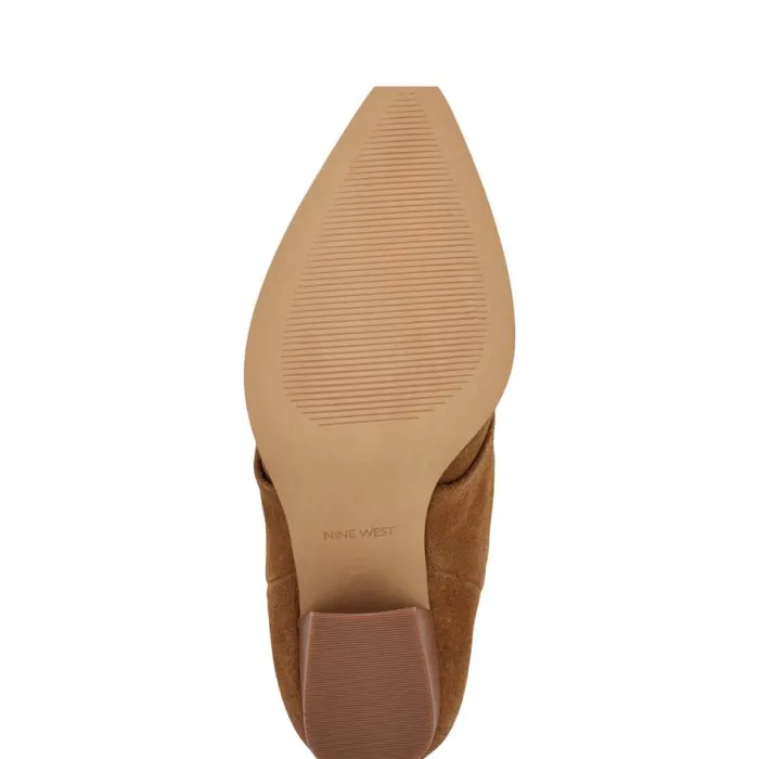 Chaye Slouch Booties Tan Suede Women Nine West Boots and Booties Chaye Slouch Booties Tan Suede Women Nine West Boots and Booties