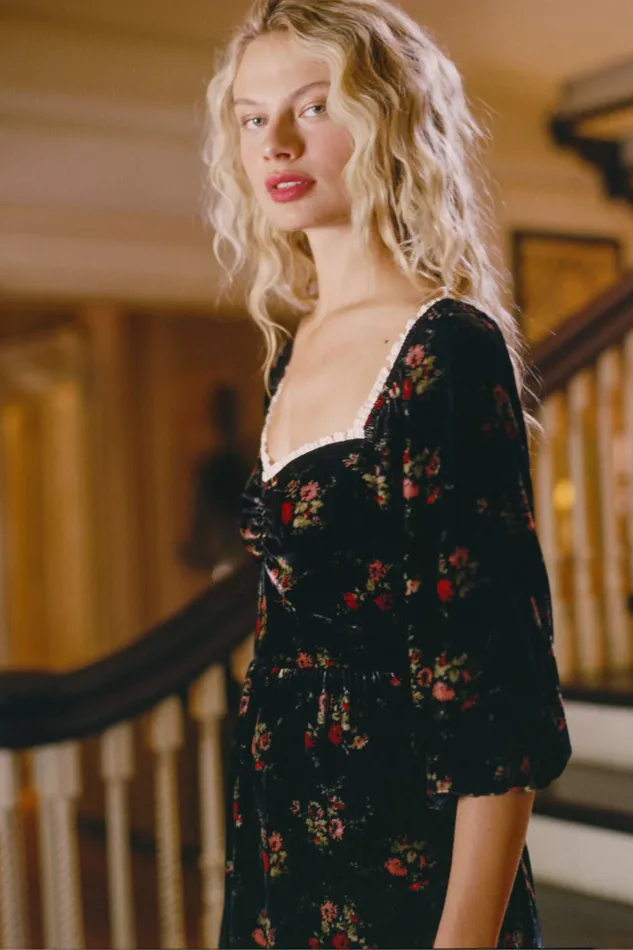 Christy Dawn Dresses Women The Peyton Dress Rouge Chrysanthemum Christy Dawn Dresses Women The Peyton Dress Rouge Chrysanthemum