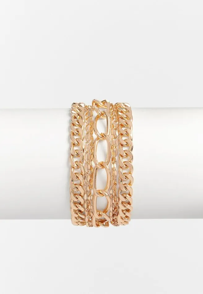 Chunky Mixed Chain Magnetic Bracelet Women Maurices Jewelry