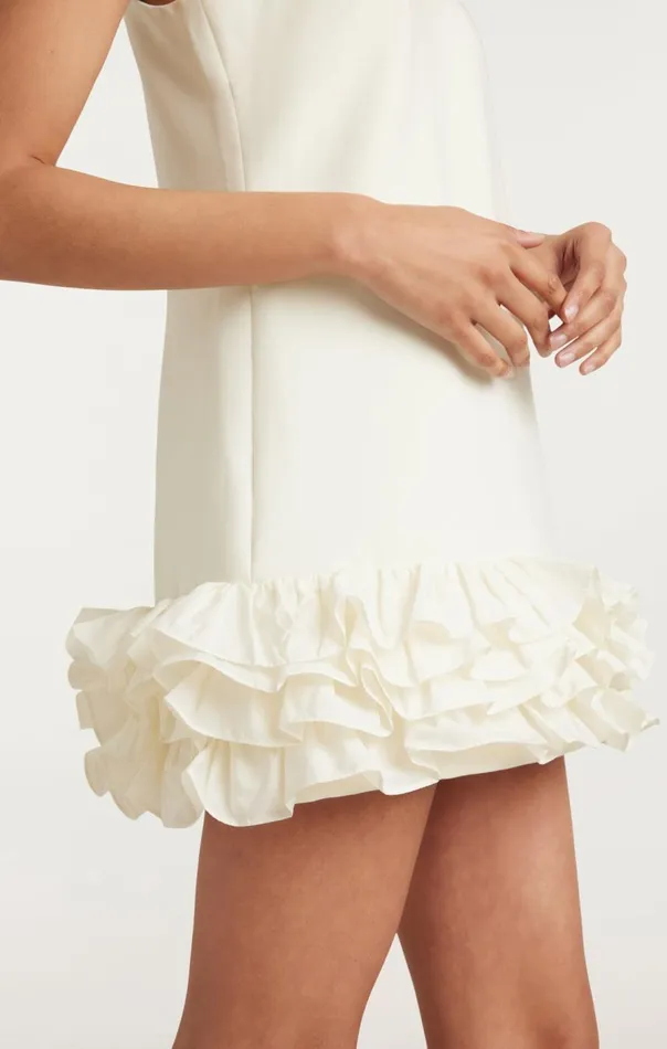 Cinq Sept Beta Dress Ivory Women Cocktail and Evening