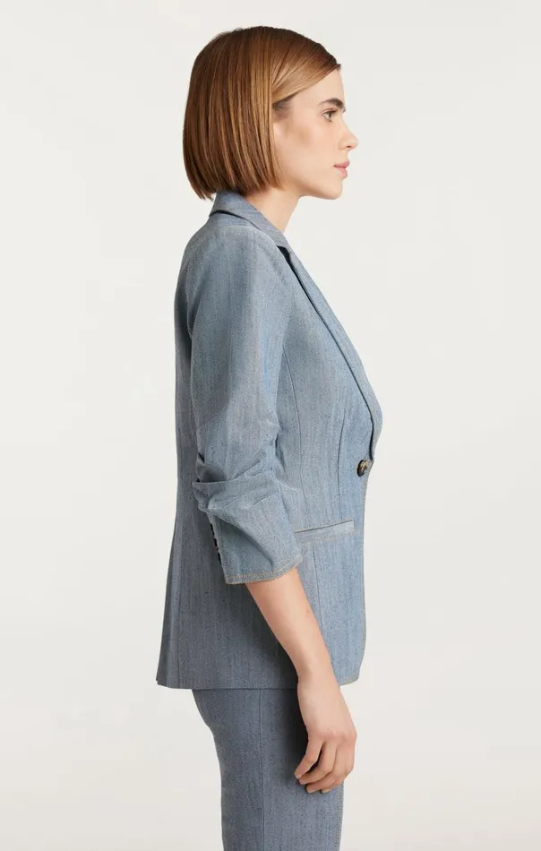 Cinq Sept Denim Khloe Blazer Lightindigo Women Jackets