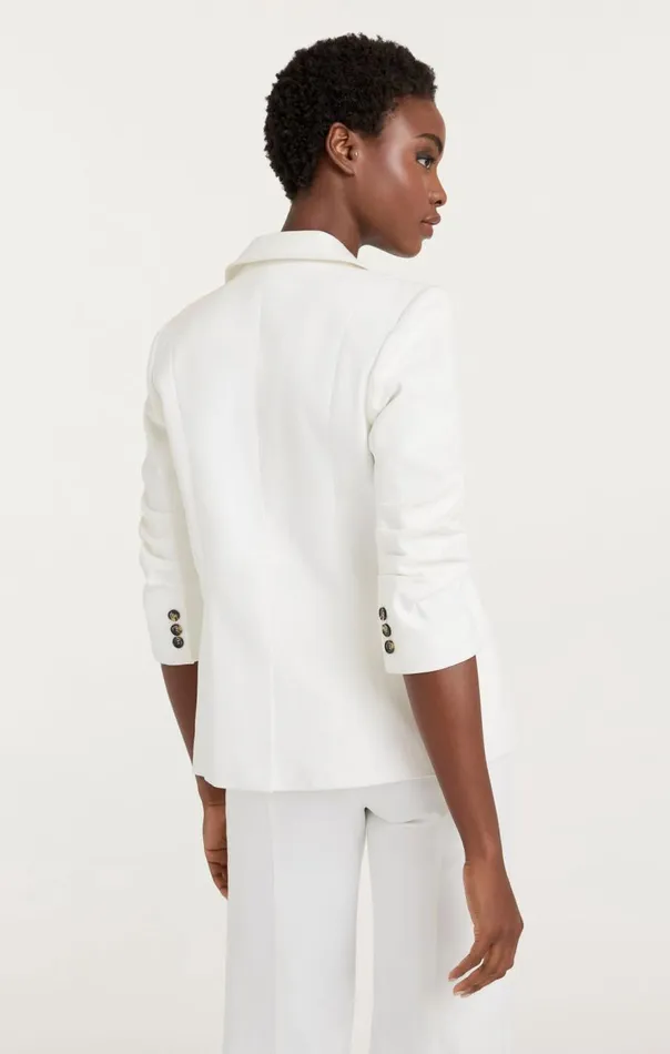 Cinq Sept Denim Khloe Blazer White Women Blazers