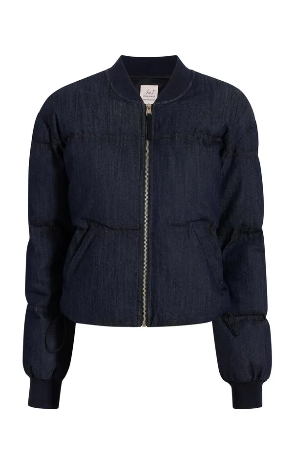 Cinq Sept Denim Maris Puffer Indigo Women Outerwear