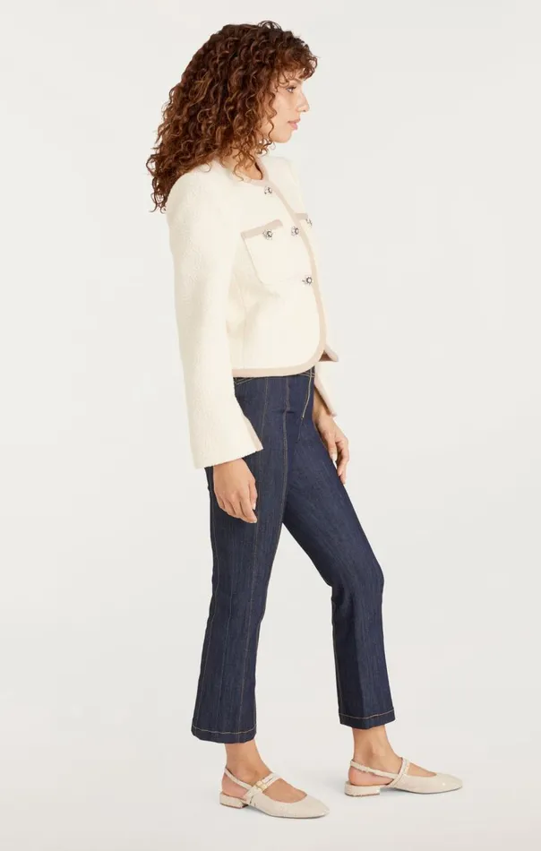 Cinq Sept Junia Jacket Ivory Women Jackets
