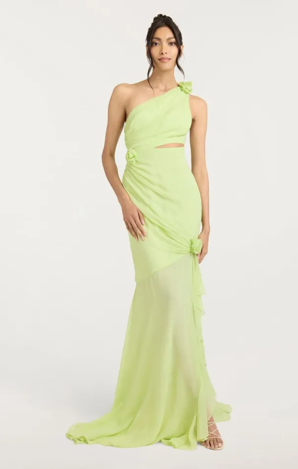 Cinq Sept Kaleb Gown Pistachio Women Cocktail and Evening