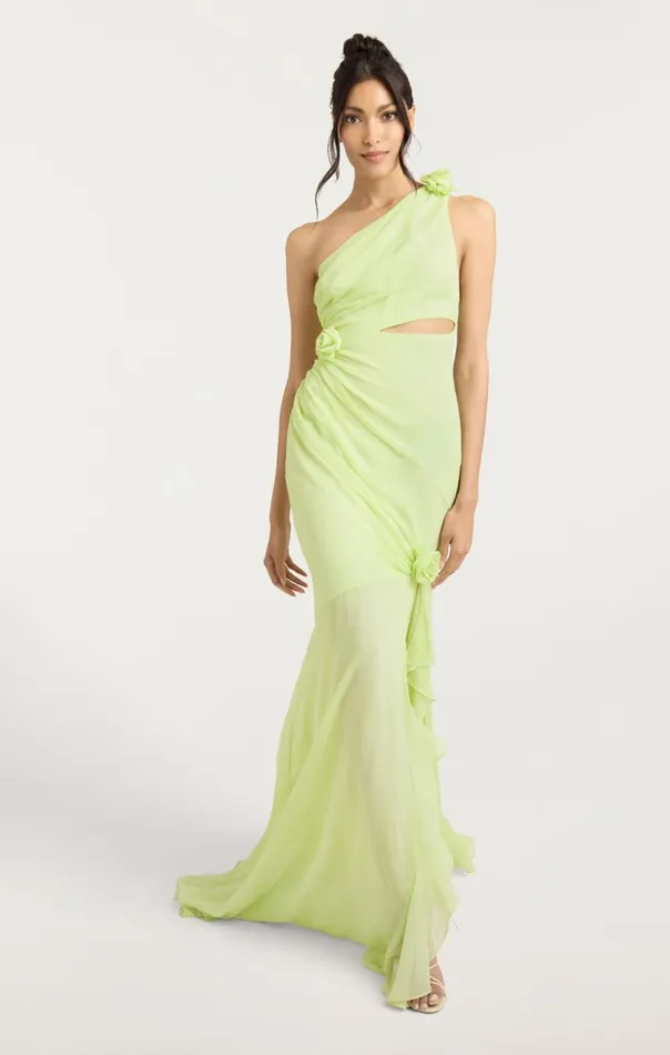 Cinq Sept Kaleb Gown Pistachio Women Cocktail and Evening