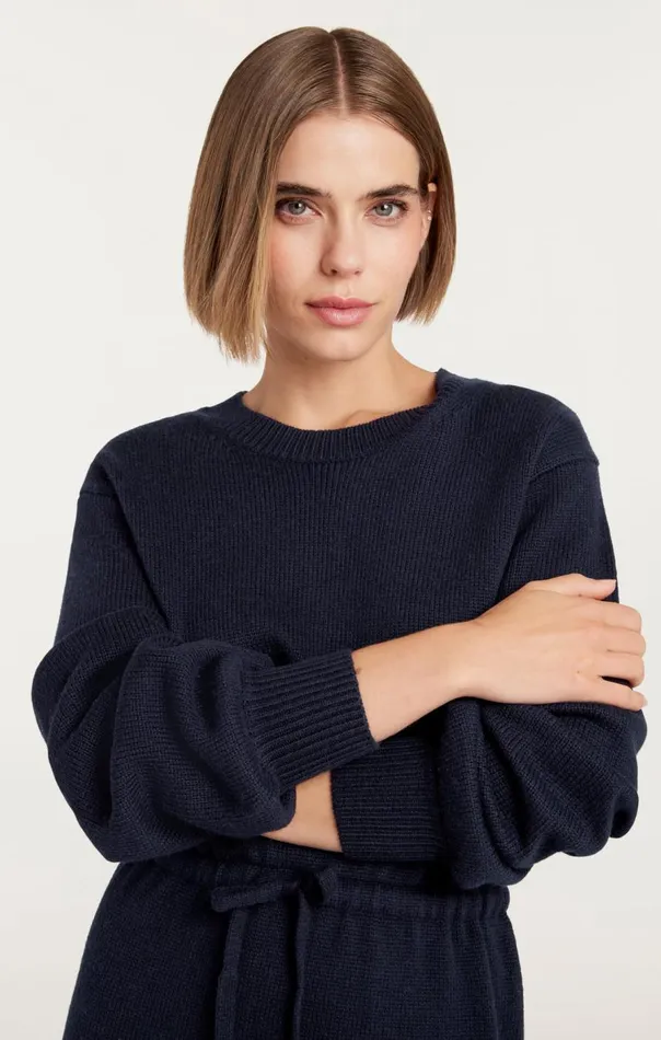 Cinq Sept Kiana Dress Navy Women Sweaters and Knits