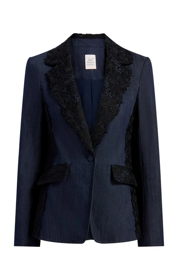 Cinq Sept Laney Jacket Indigo Women Denim