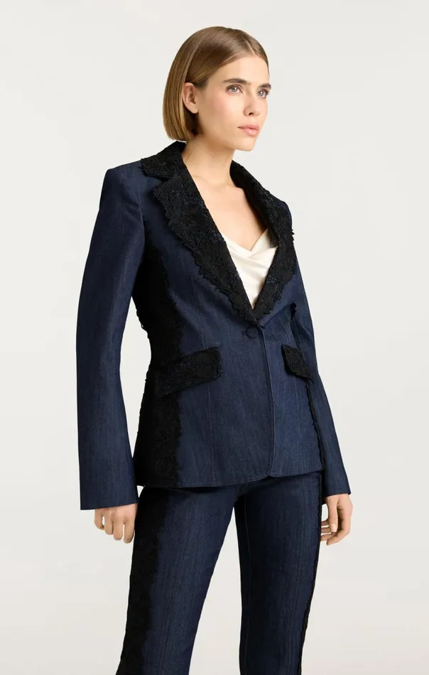 Cinq Sept Laney Jacket Indigo Women Denim