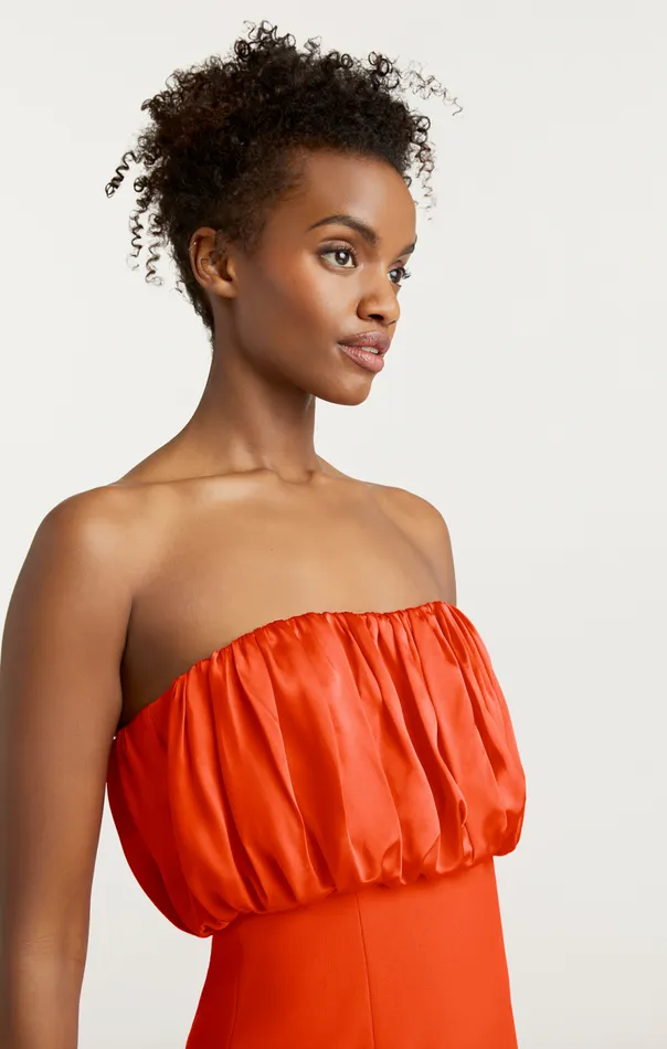 Cinq Sept Laurence Gown Cherrytomato Women Cocktail and Evening