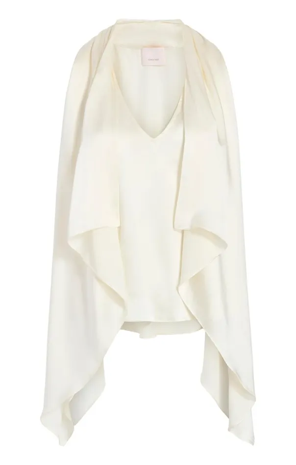 Cinq Sept Louella Top Ivory Women Tank Tops and Camisoles