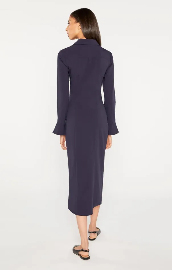 Cinq Sept Midi Mckenna Dress Navy Women Midi
