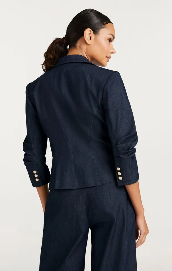 Cinq Sept Petit Denim Khloe Blazer Indigo Women Denim