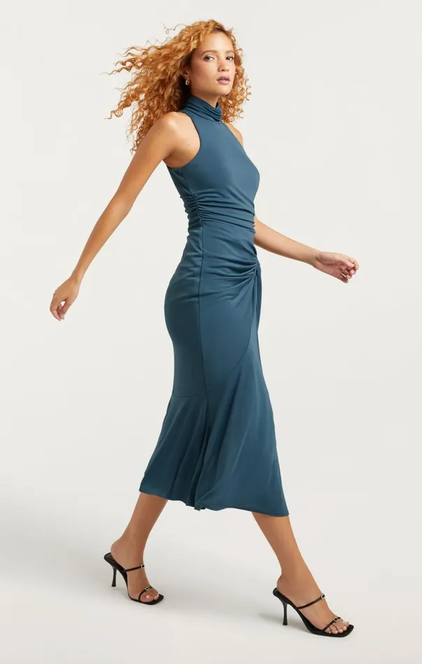 Cinq Sept Rori Dress Onyx Women Midi