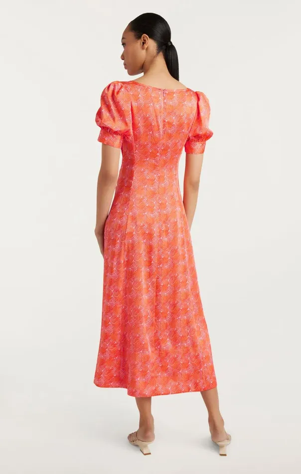 Cinq Sept Ximena Dress Paleflamingoorange Women Midi