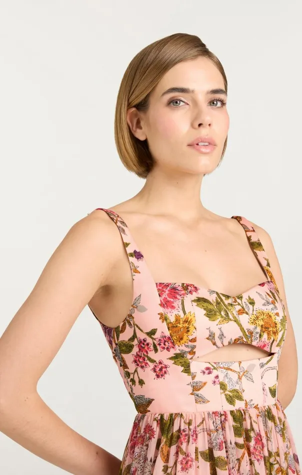 Cinq Sept Xiomara Dress Softpinkmulti Women Cocktail and Evening