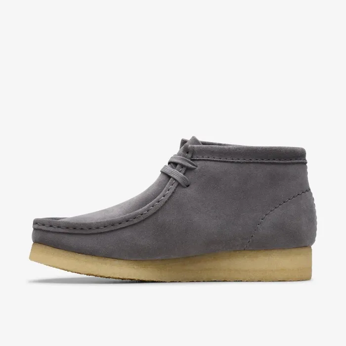 Clarks Ankle Boots Wallabee Boot Greyblue Suede 8211 Women