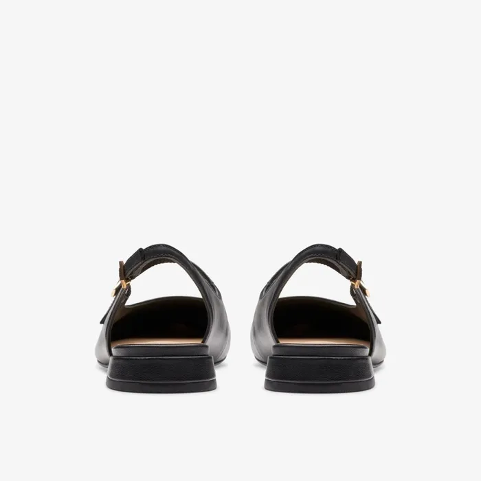 Clarks Ballet Pumps Sensa 15 Shine Black Leather 8211 Women