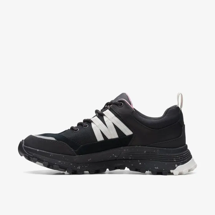 Clarks Black Shoes Atl Trek Path GoreTex Black Combination 8211 Women